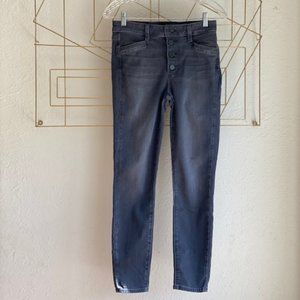 PAIGE Hoxton Ankle Button Fly Denim